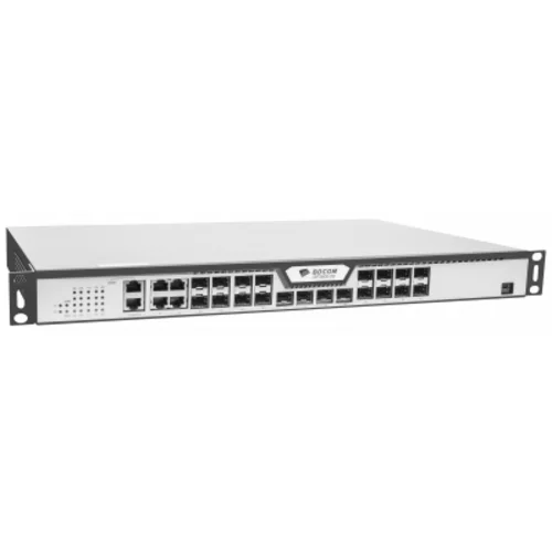 OLT BDCOM GP3600-08B с 8 портами GPON (SFP), 4 комбо-портами, 4хSFP, 4 SFP+, 2 БП АC (уценка 1)
